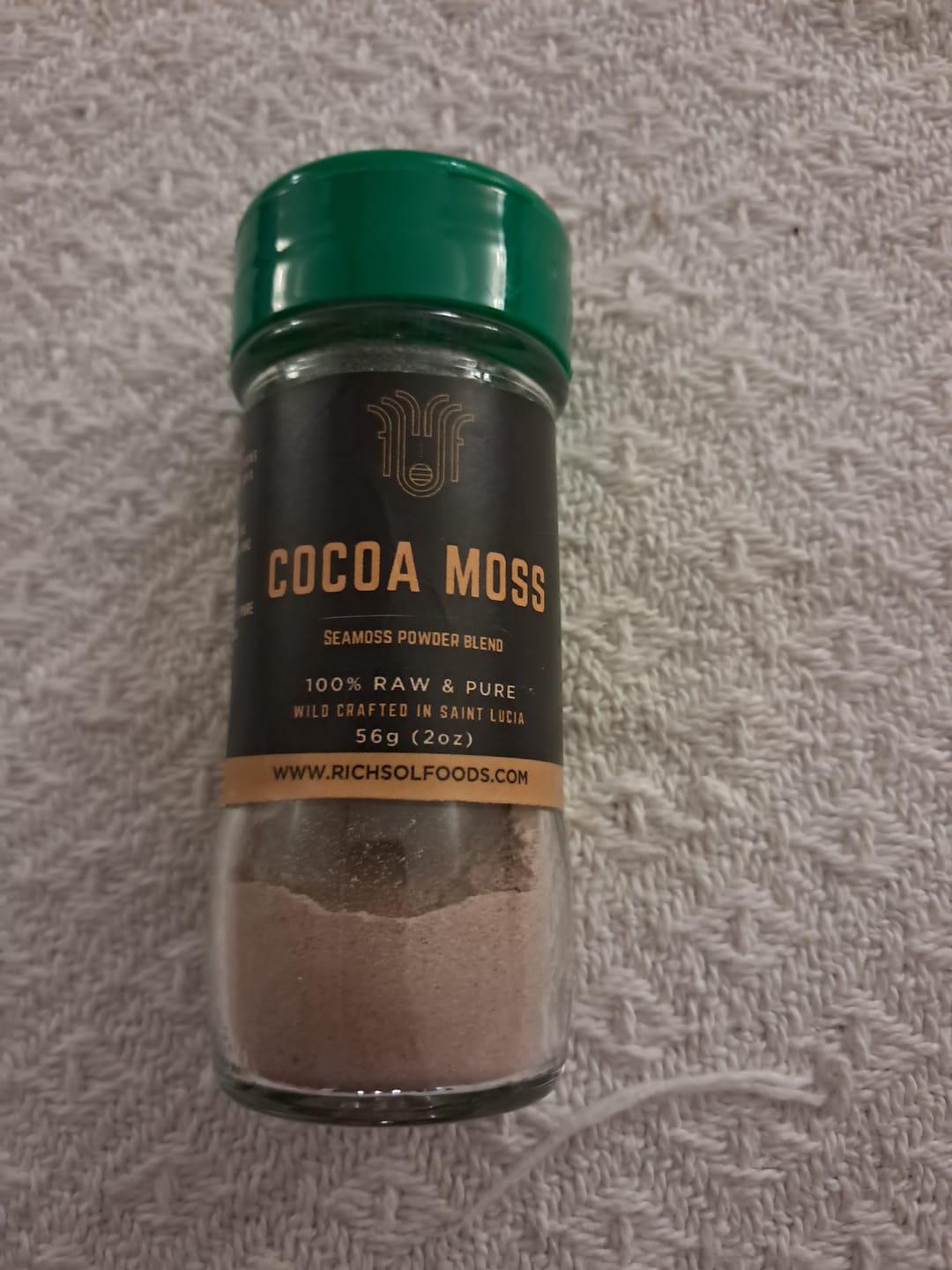 Customer photo review of Cocoa Moss Sea moss Powder Blend