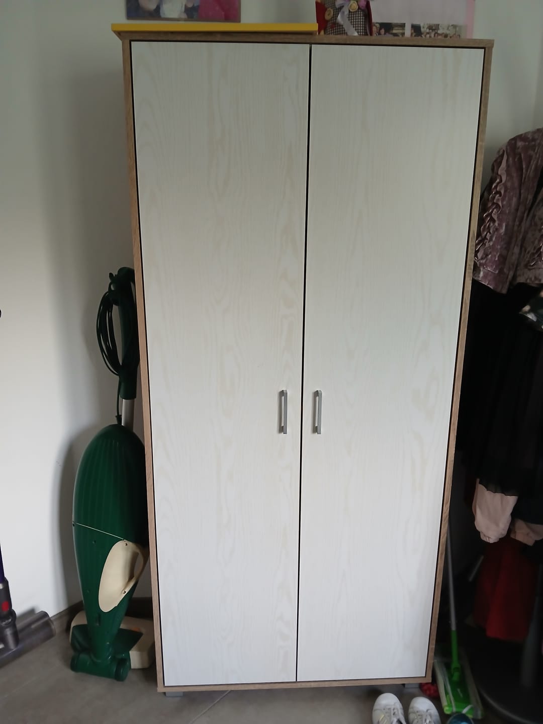 Customer photo review of Mobile Scarpiera Alta Mars4 con 6 Piani in Rovere Nordico e Bianco Alpes o Rovere