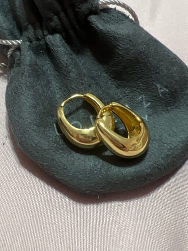 Customer photo review of Par Arracada Media Luna