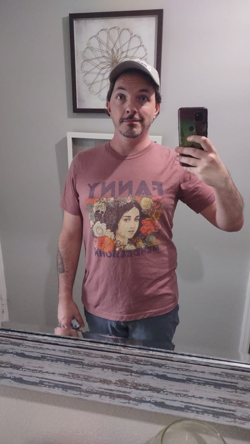 Customer photo review of Fanny Mendelssohn: Illustrated T-Shirt