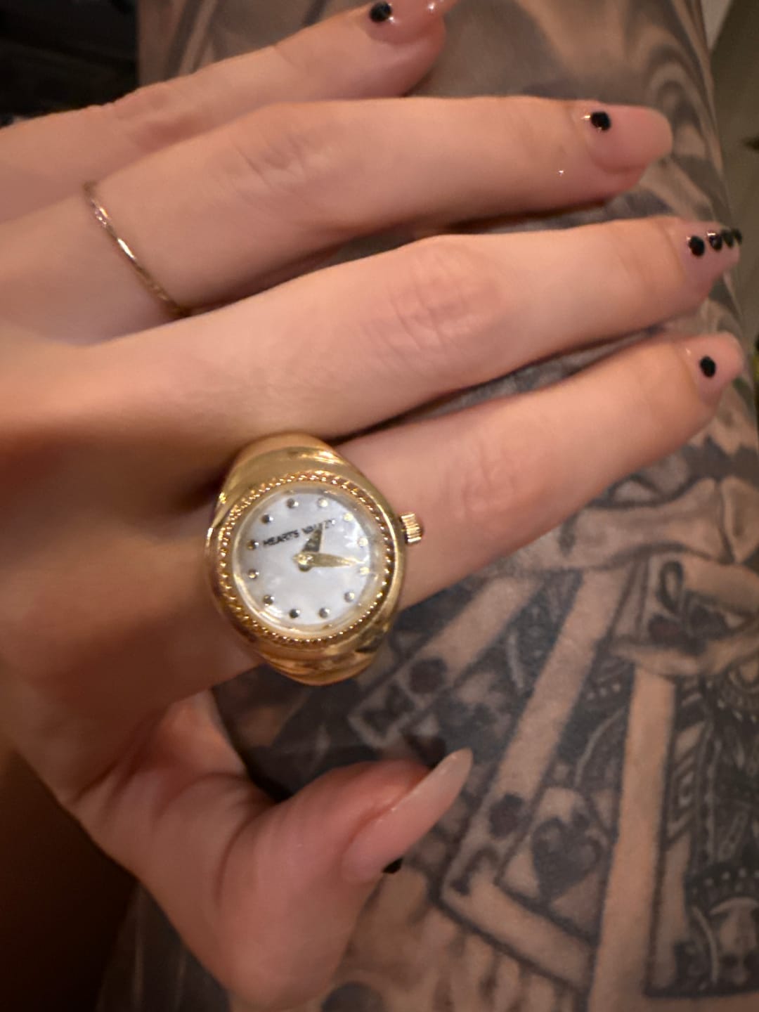 Customer photo review of Vintage Watch Ring