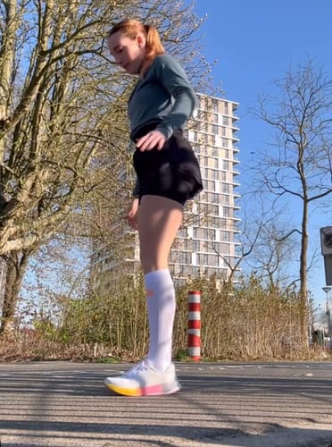 Customer photo review of Wesocks | Compression Knee high