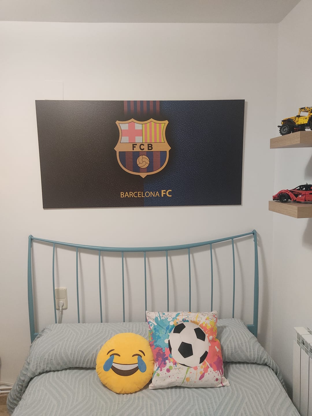 Customer photo review of Decoration Barca visuel Logo FC Barcelone