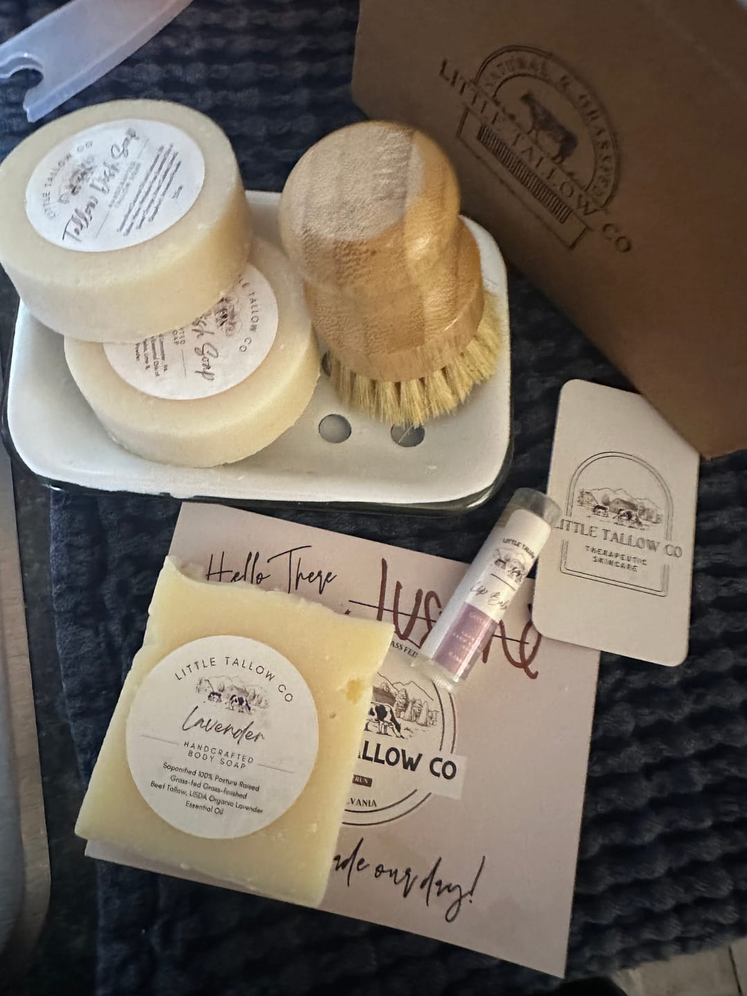 Customer photo review of Handmade Tallow Soap