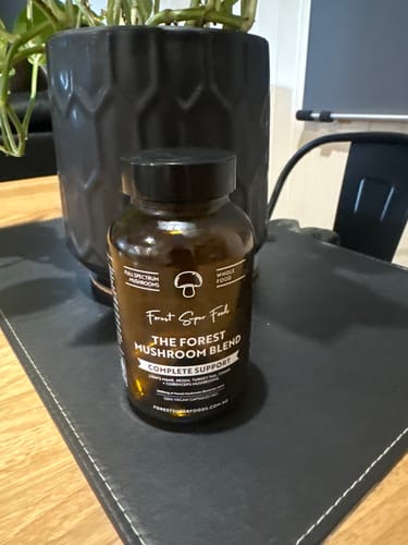 Customer photo review of Mushroom Blend Capsules