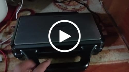 Customer video review of Silver Crest Grill maker & Sandwich maker German Lot Imported