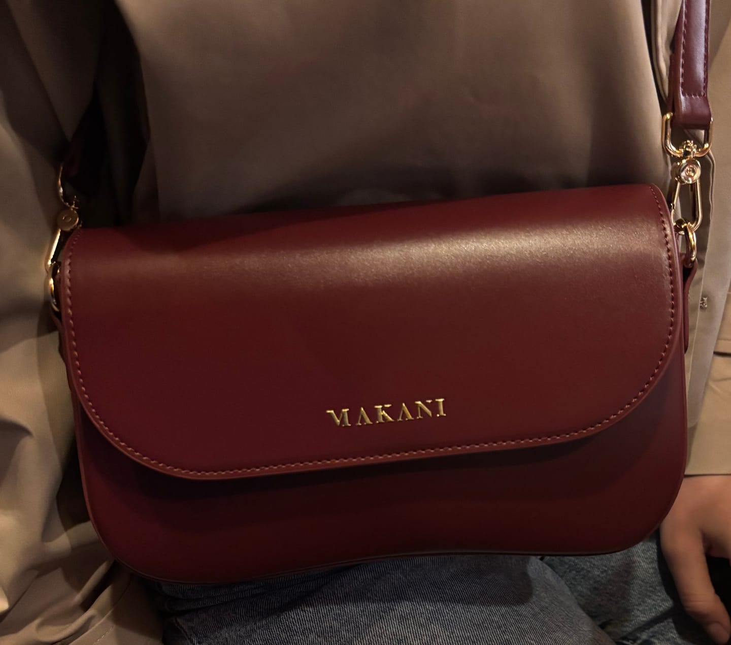 Customer photo review of CHLOIE - BURGUNDY