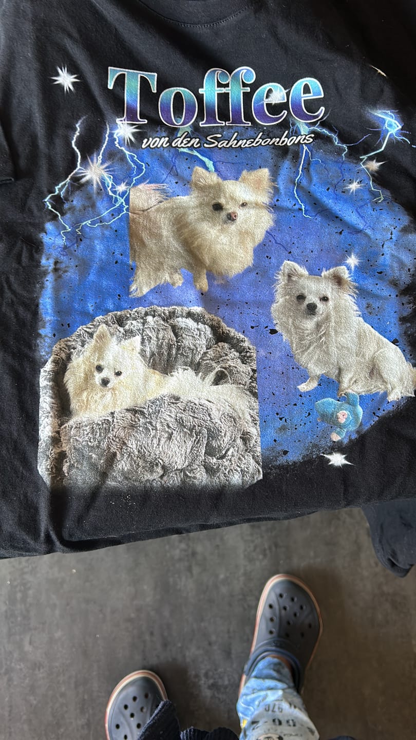 Customer photo review of Dein 90er Foto - Individuelles T-Shirt