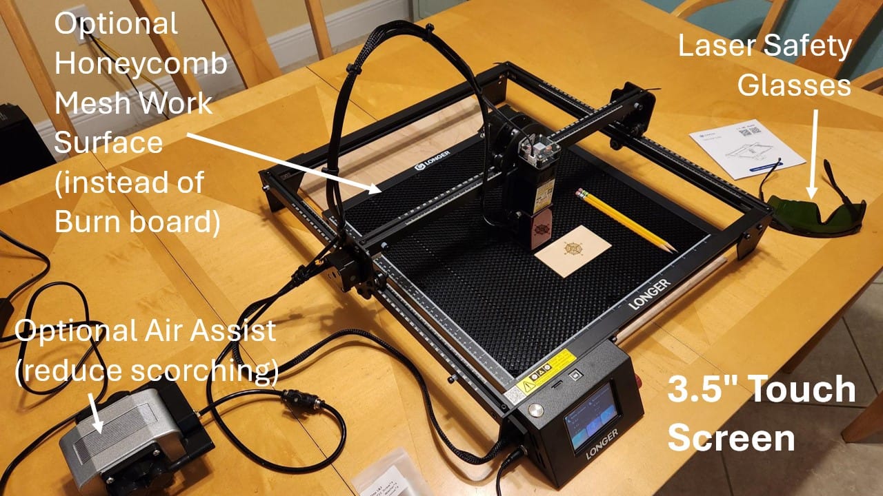 Customer photo review of Air Assist Kits for RAY5 5W&10W Laser Engraver