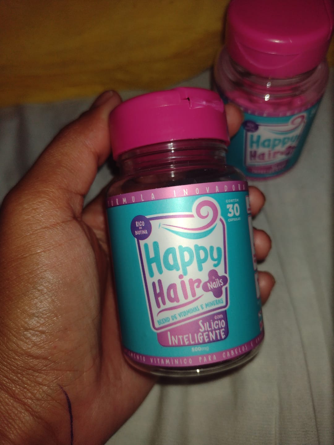Customer photo review of Happy Hair 3 Potes