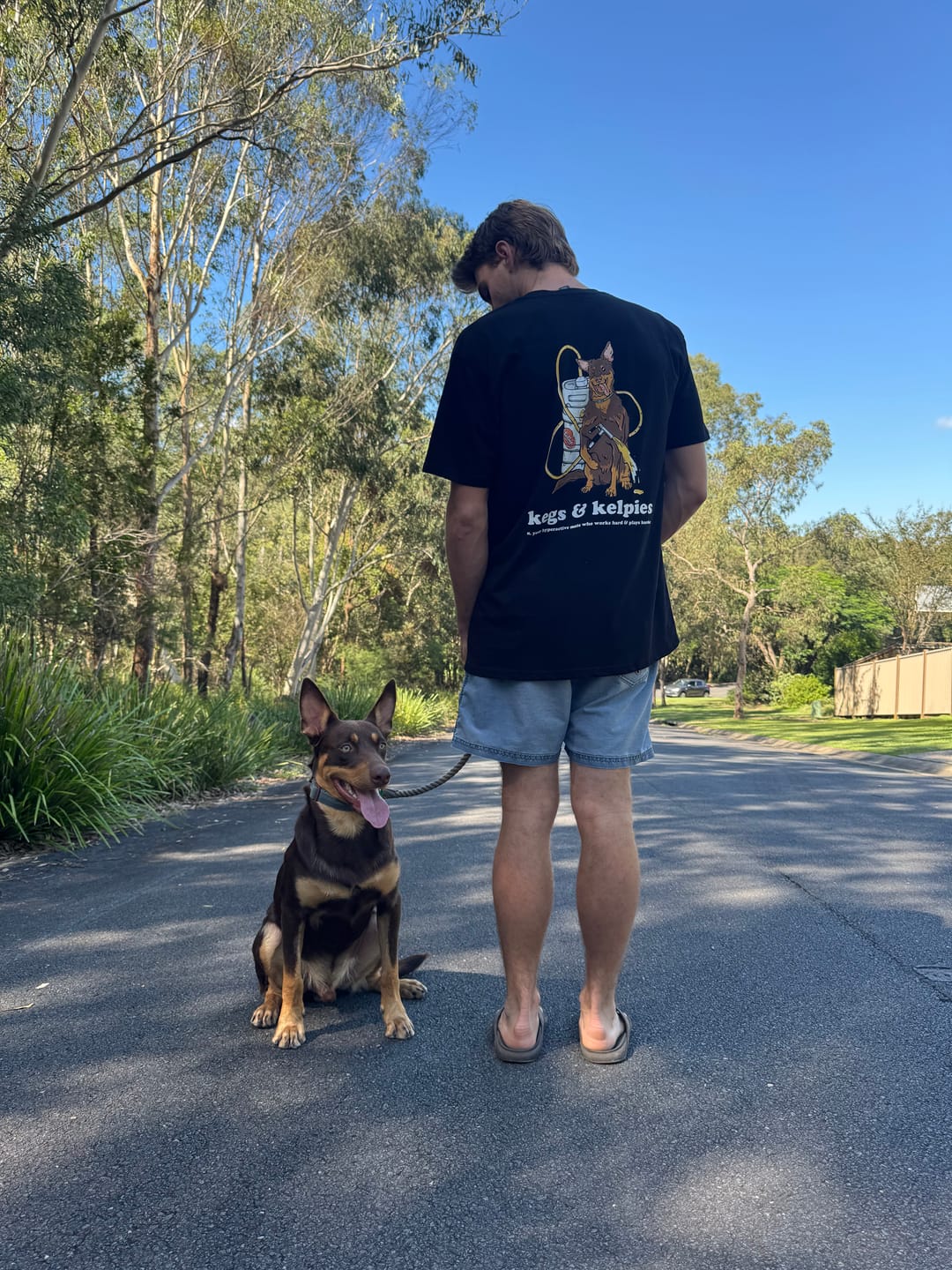 Customer photo review of Kegs & Kelpies Tee