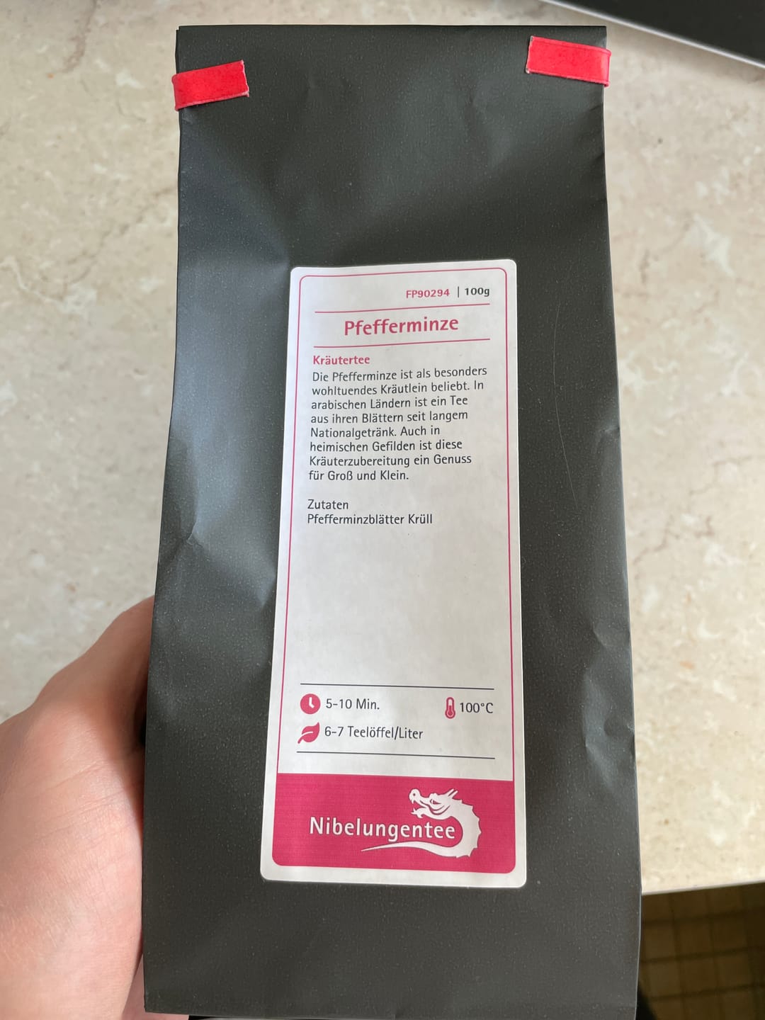 Customer photo review of Pfefferminze 100g