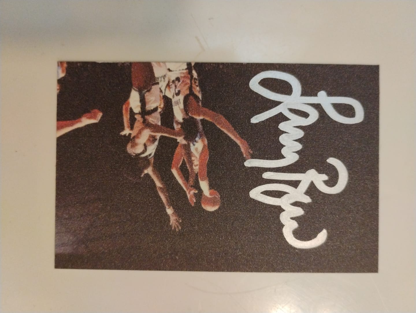 Customer photo review of Larry Bird Autograph Signing