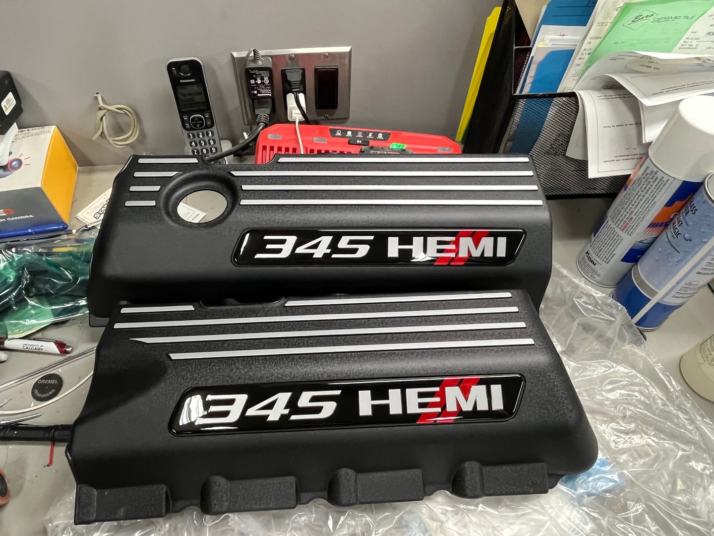 Customer photo review of "345 HEMI" Half Cover Inlay