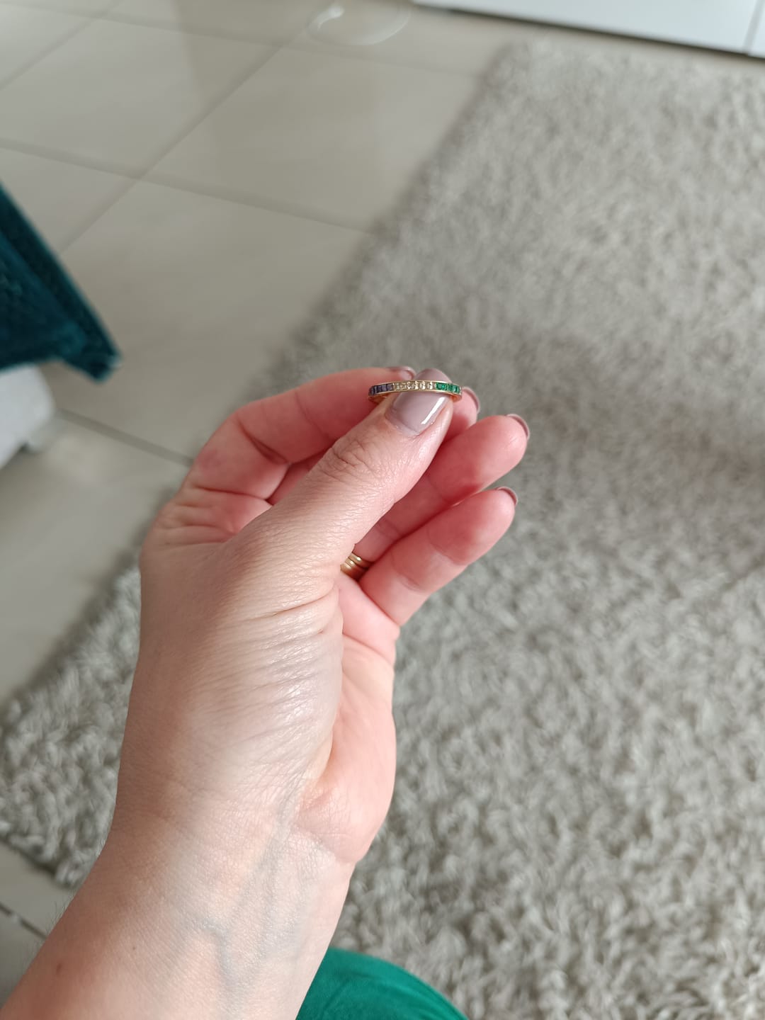 Customer photo review of Inel Rainbow - Gold