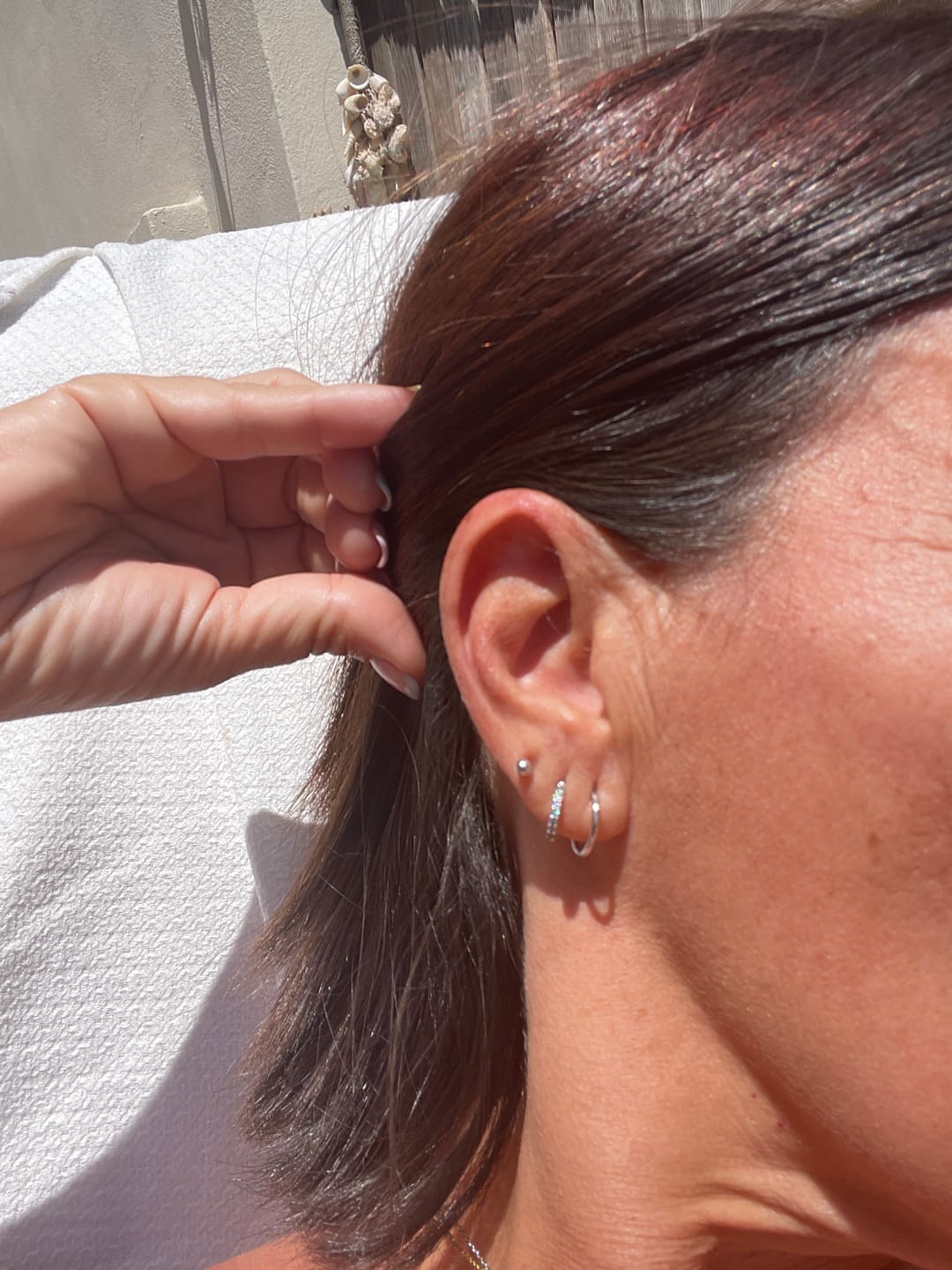 Customer photo review of Pendientes Aretes