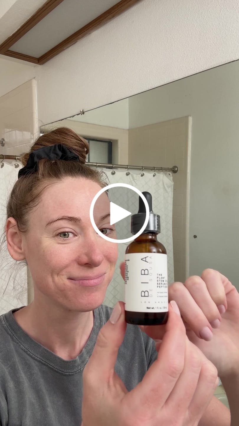 Customer video review of The Plant Stem Cell Serum with Peptides