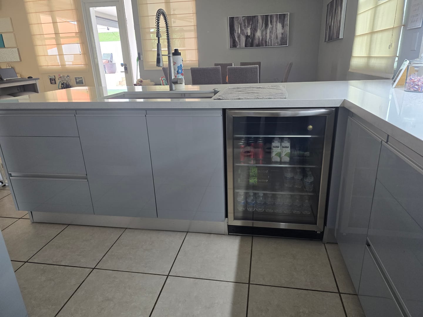 Customer photo review of FRIGIDAIRE FGBC5334VS 5.3 Cu. Ft. Built-In Beverage Center
