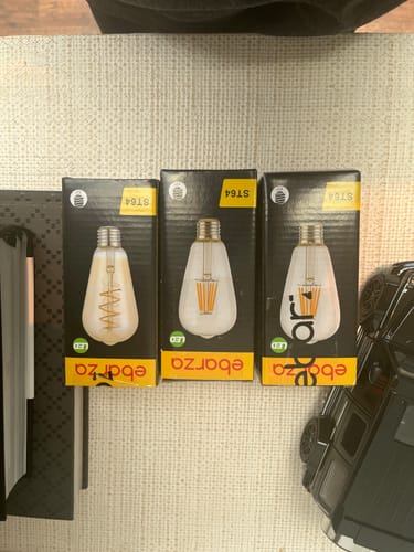 Customer photo review of Led E27 Vintage Bulb St64Spiralsoft-4W