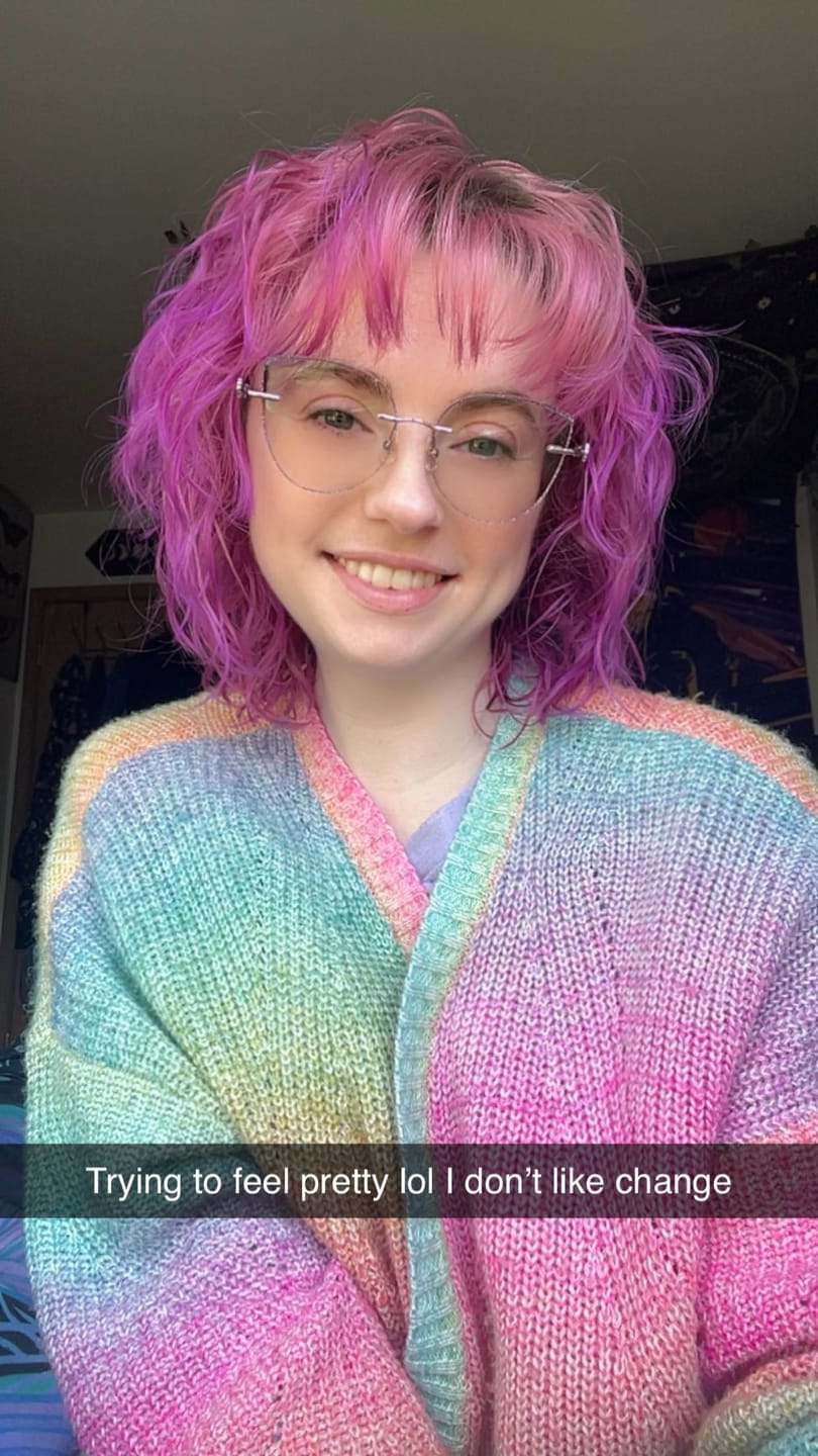 Customer photo review of Nina Eyeglasses