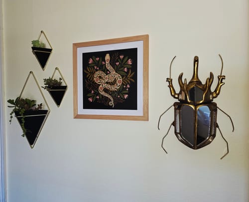 Customer photo review of Twilight Serpent Art Print