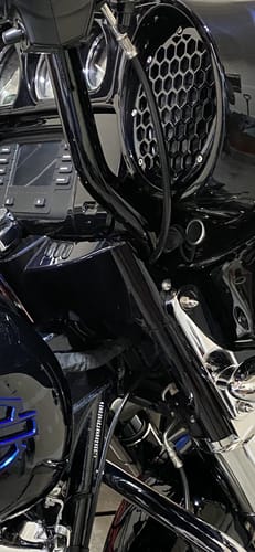 Customer photo review of HR3 Midnight Blue Inner Fairing Skirt 2019 STREET GLIDE（FLHX）