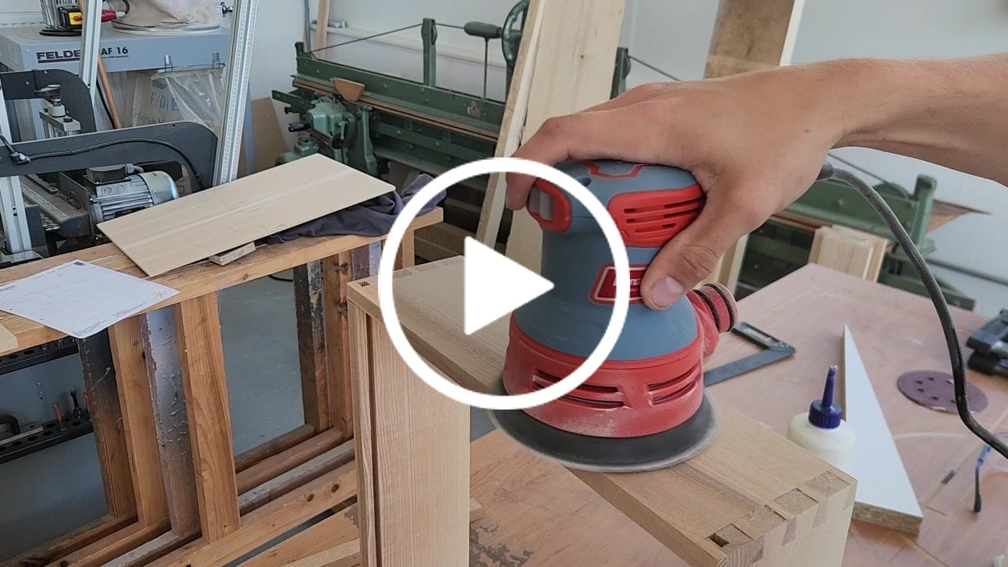 Customer video review of 49C FANZWORK  300W Exzenterschleifer mit Staubfangbehälter staubgeschütztem Schalter