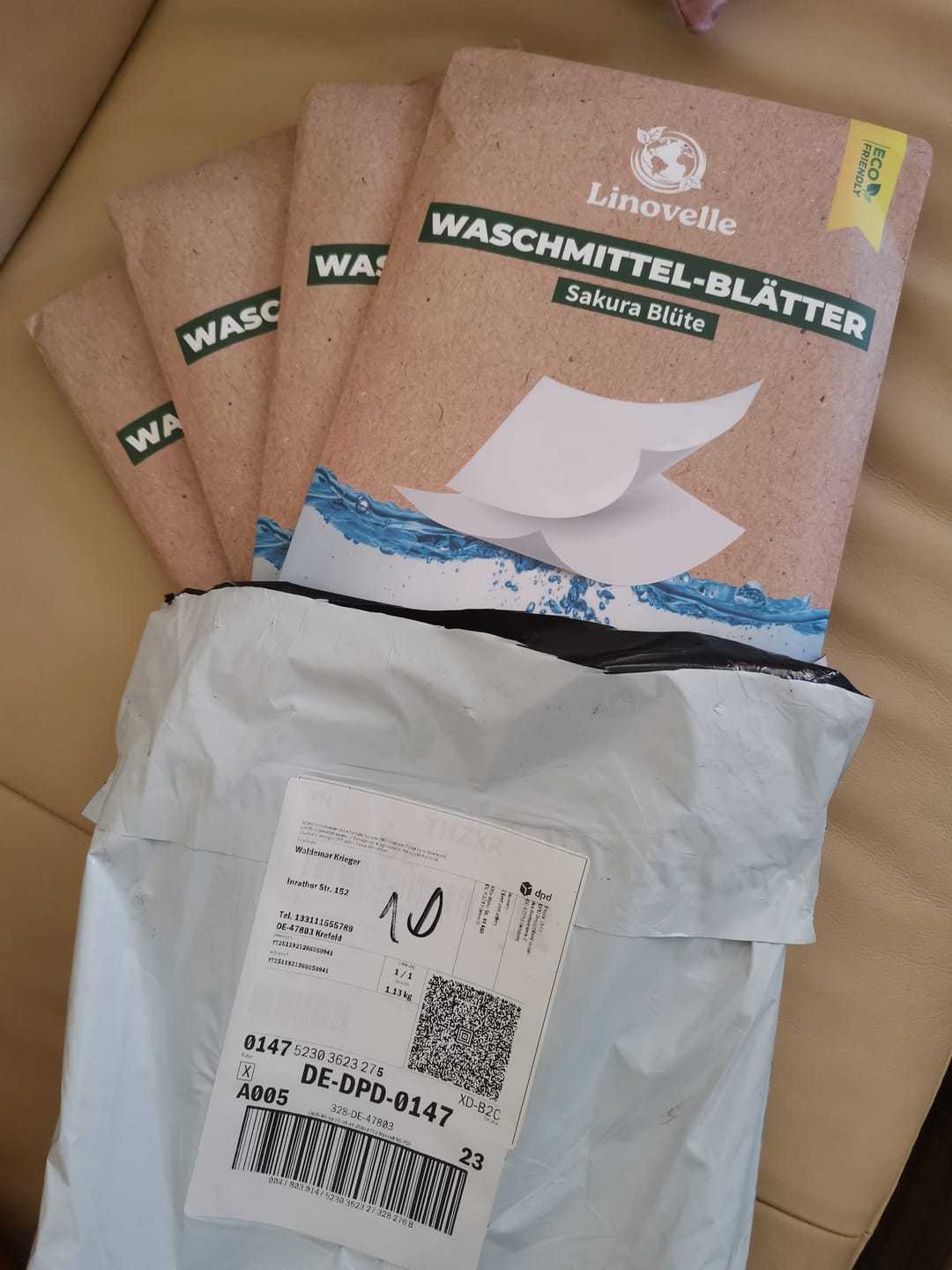 Customer photo review of Waschmittelblätter + 35 Extra GRATIS Wäschen