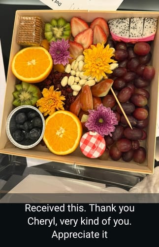 Customer photo review of Dusun Signature Fruit Grazing Platter [Malaysia]