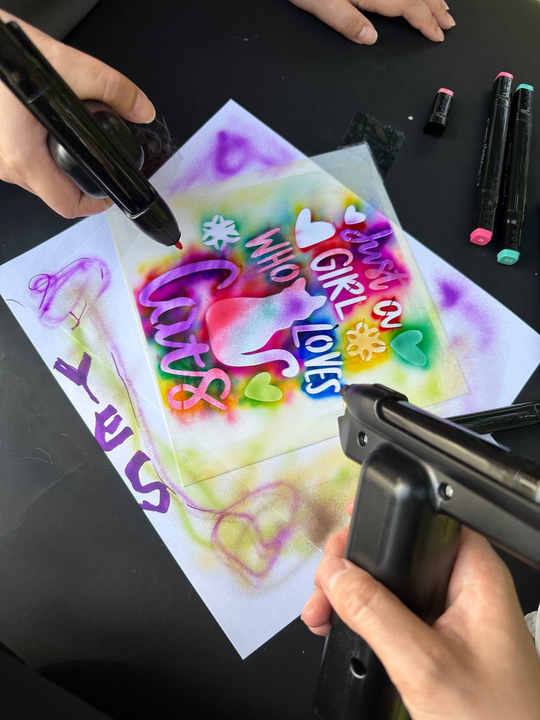 Customer photo review of WINSONS Electric Airbrush Marker