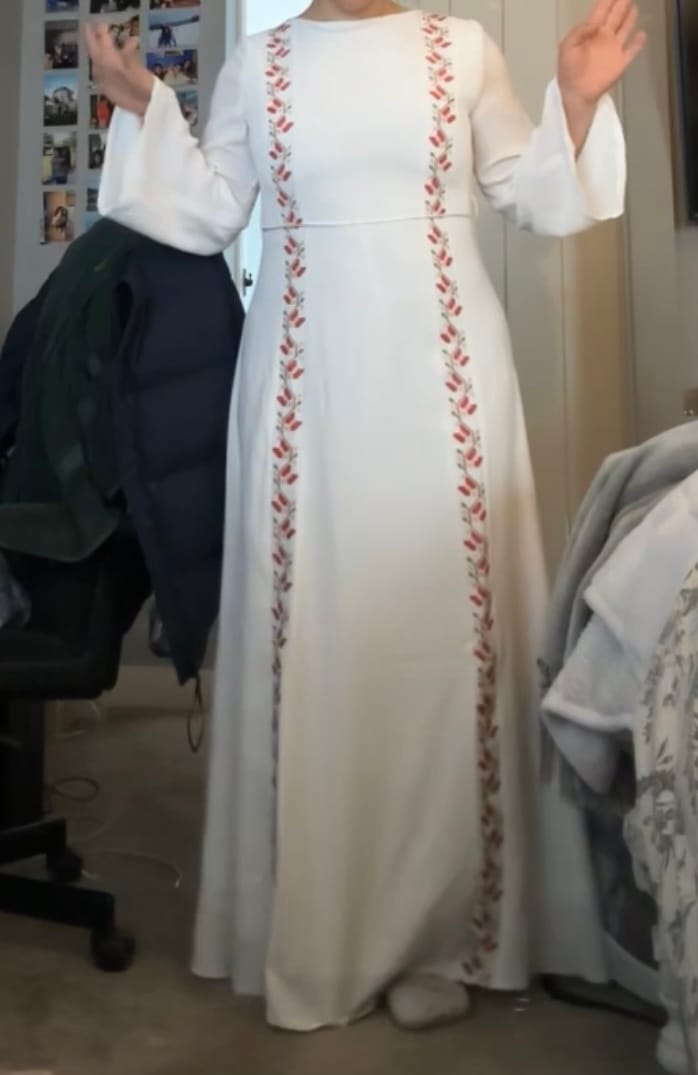 Customer photo review of The Zaytouna Dress