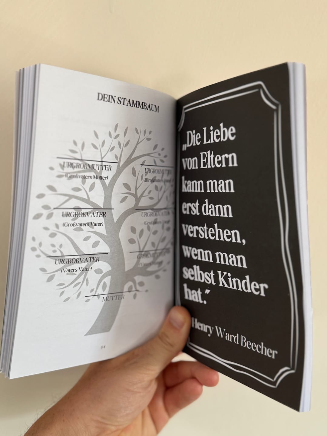 Customer photo review of Mutter-Erinnerungen Geführtes Tagebuch