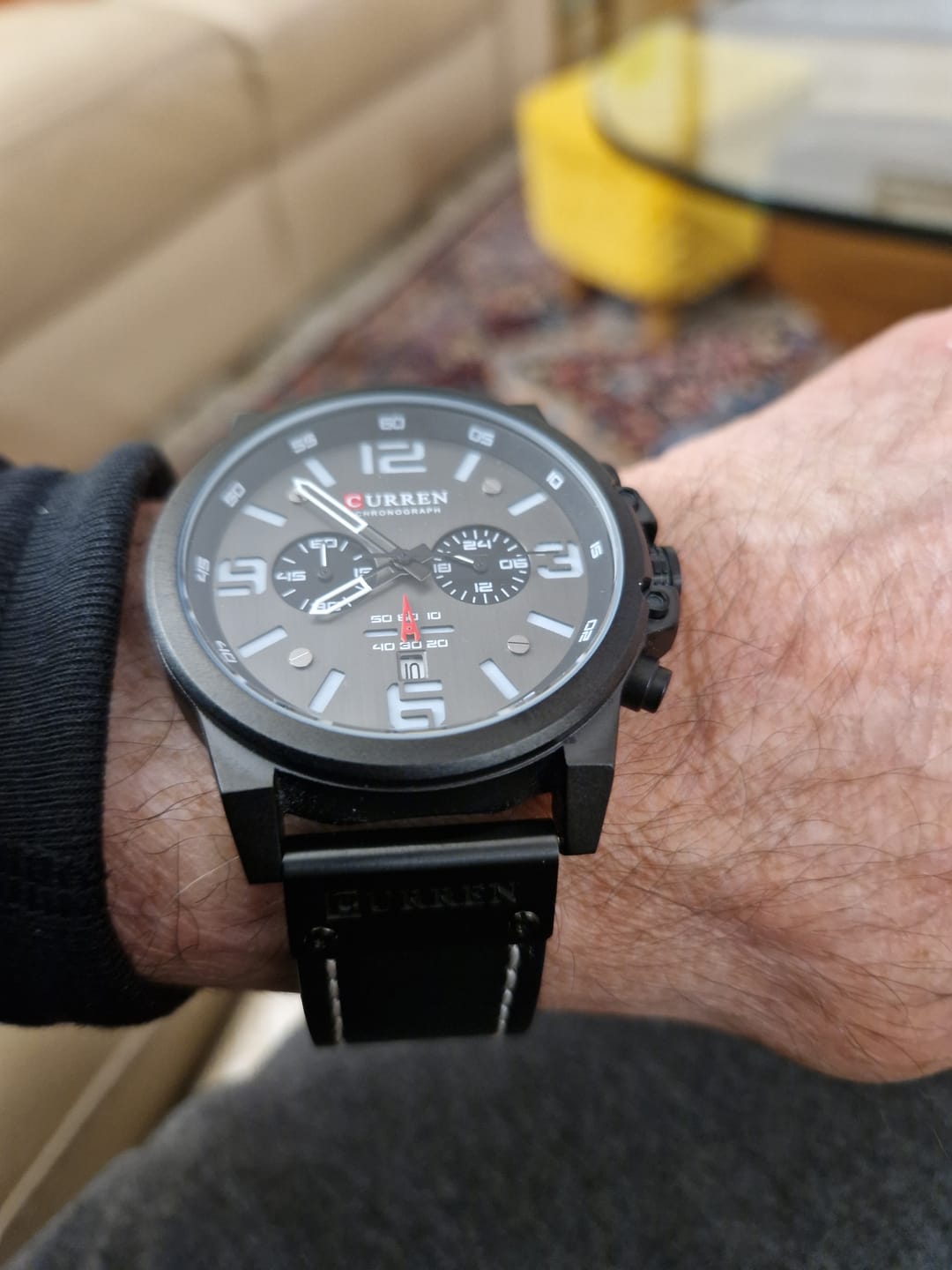 Customer photo review of Curren Sofia® orologio uomo pelle