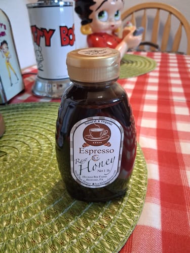 Customer photo review of Espresso Infused Honey