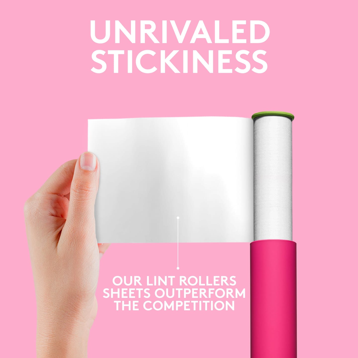 Customer photo review of Flint Mini Lint Roller – Pink – 90 Sheets (Value Pack)