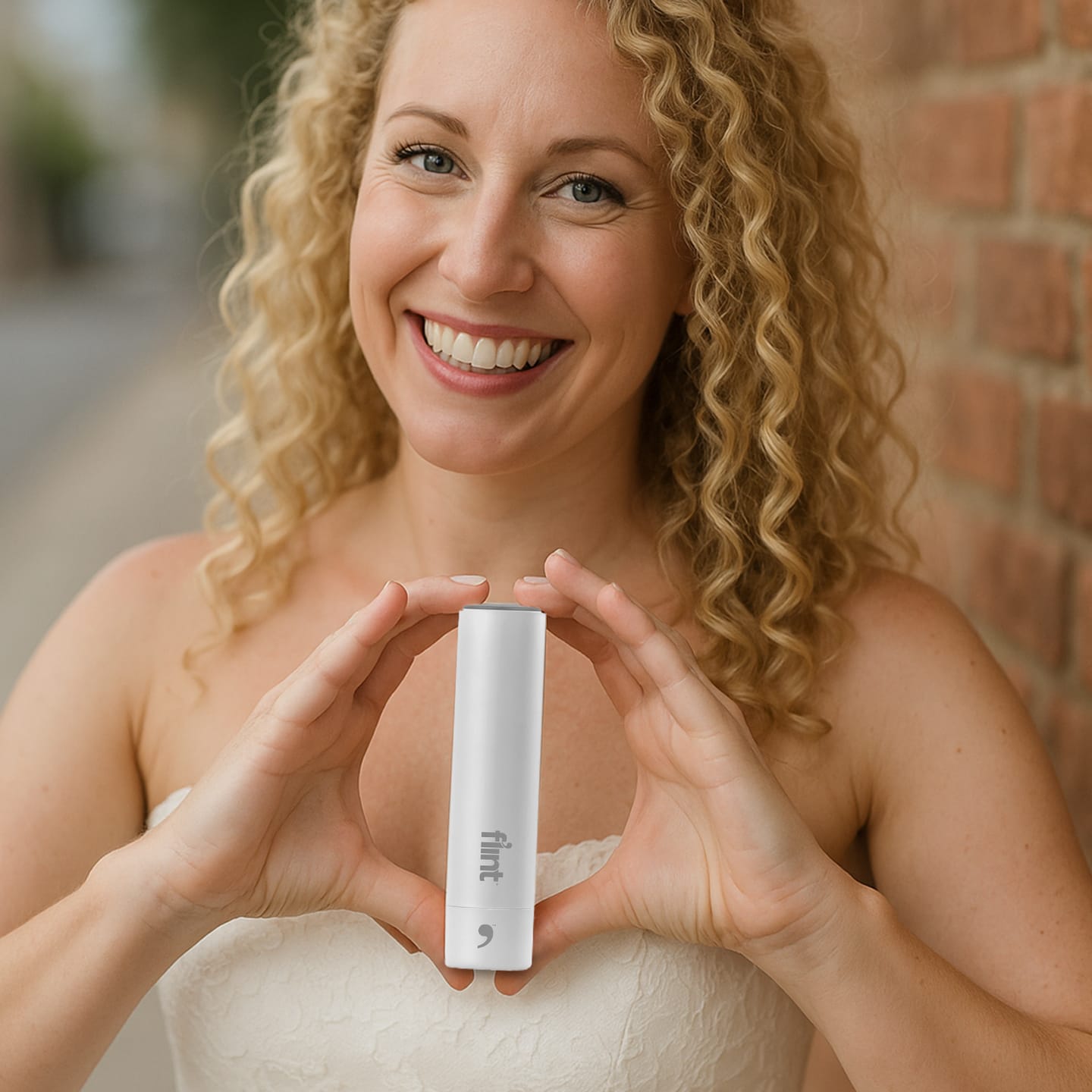 Customer photo review of Flint Mini Lint Roller – White – 30 Sheets