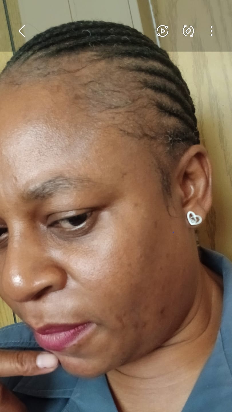 Customer photo review of Silver Thando Studs