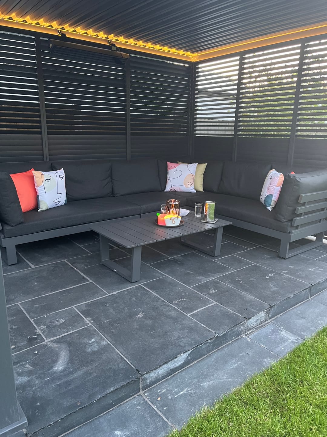Customer photo review of Outdoor Garden Waterproof Cushion - Signature Colours