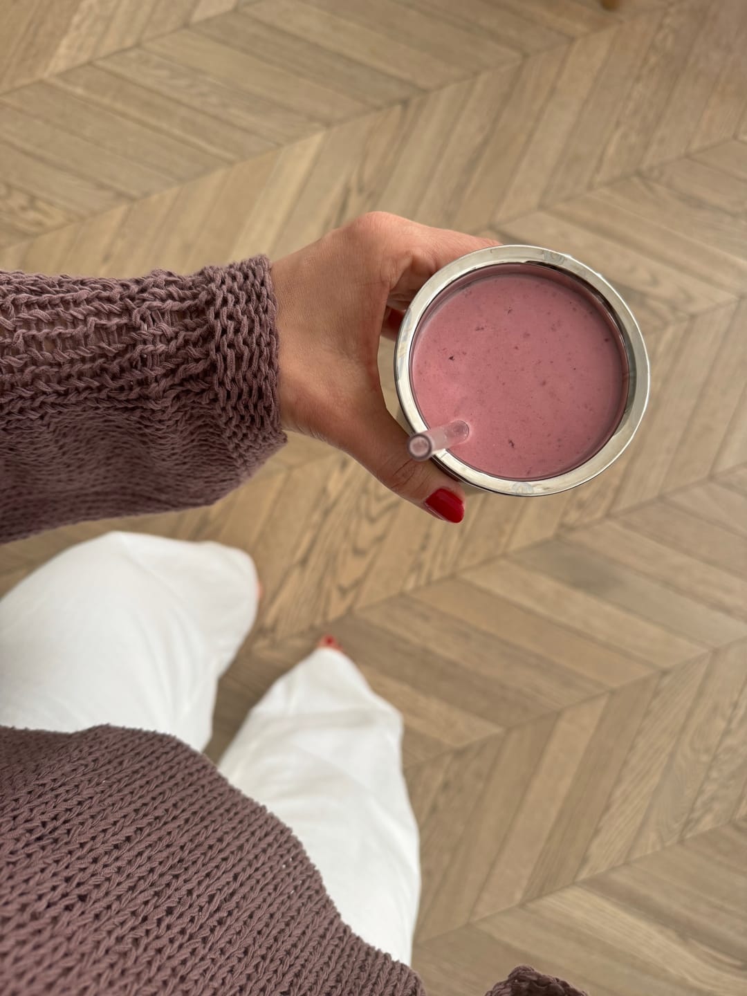 Customer photo review of Nourishing Vanilla Protein (vegan)