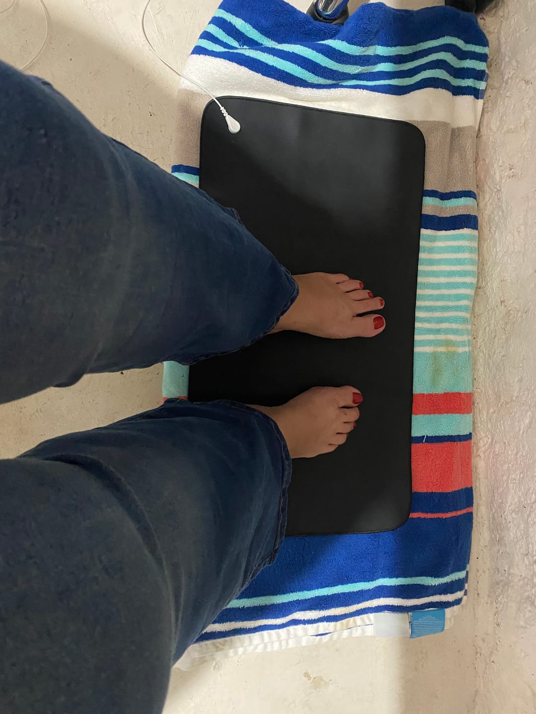 Customer photo review of PureGrounding® Grounding Mat