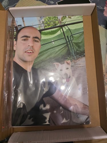 Customer photo review of יצירת פוסטר מתמגנט מתמונה