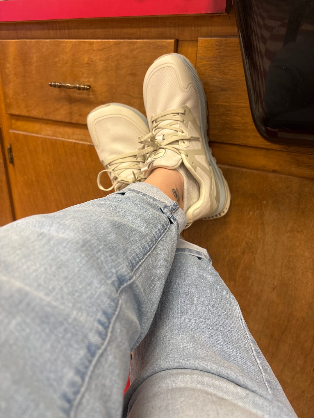 Customer photo review of Aurora - Wide Toe Sneakers