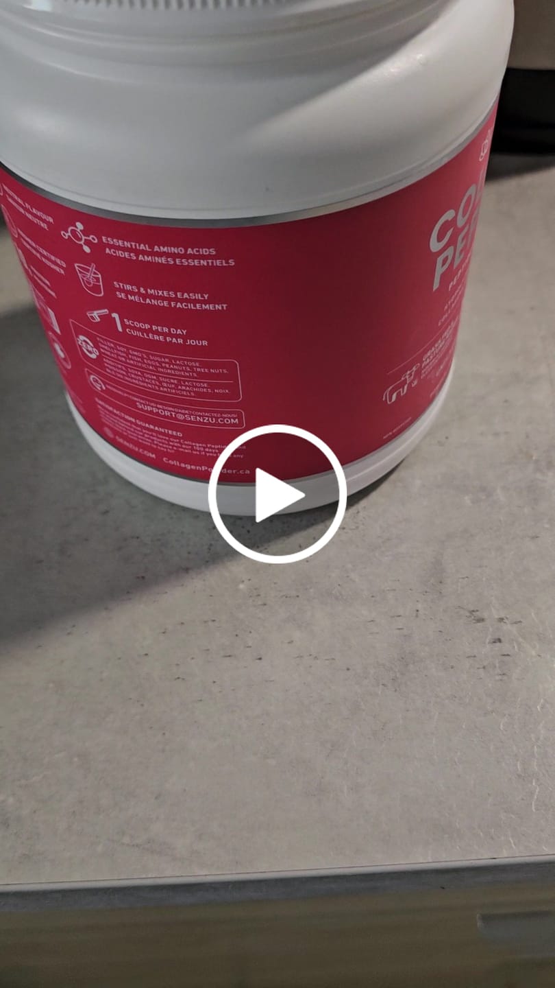 Customer video review of Collagen Peptides Protein Powder (454g)