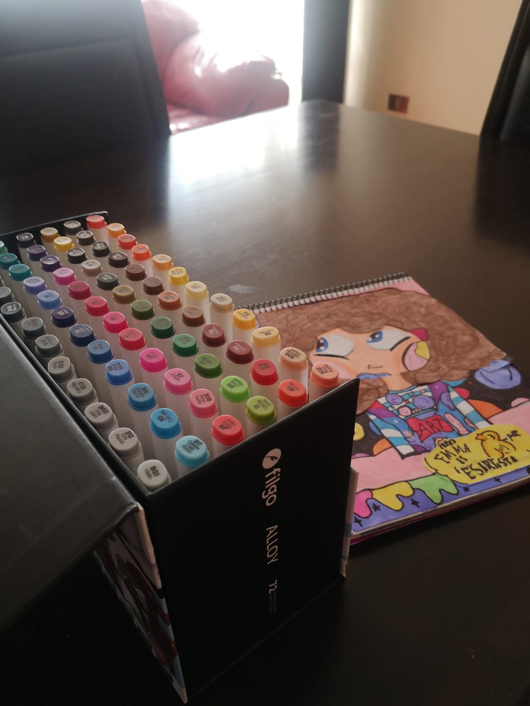 Customer photo review of Filgo Alloy - Set 72 Marcadores al Alcohol Tonos Surtidos