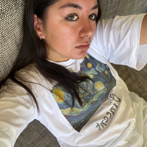 Customer photo review of Vintage Vincent van Gogh Art Tee (XL)