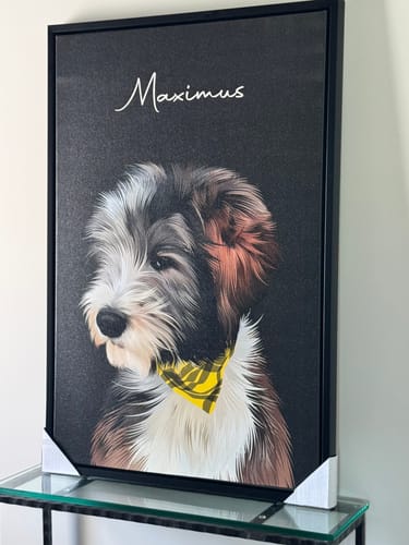 Customer photo review of Pet Art Canvas Wrap