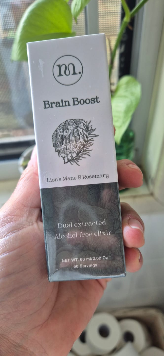 Customer photo review of Brain Boost - Lion's mane & Rosemary