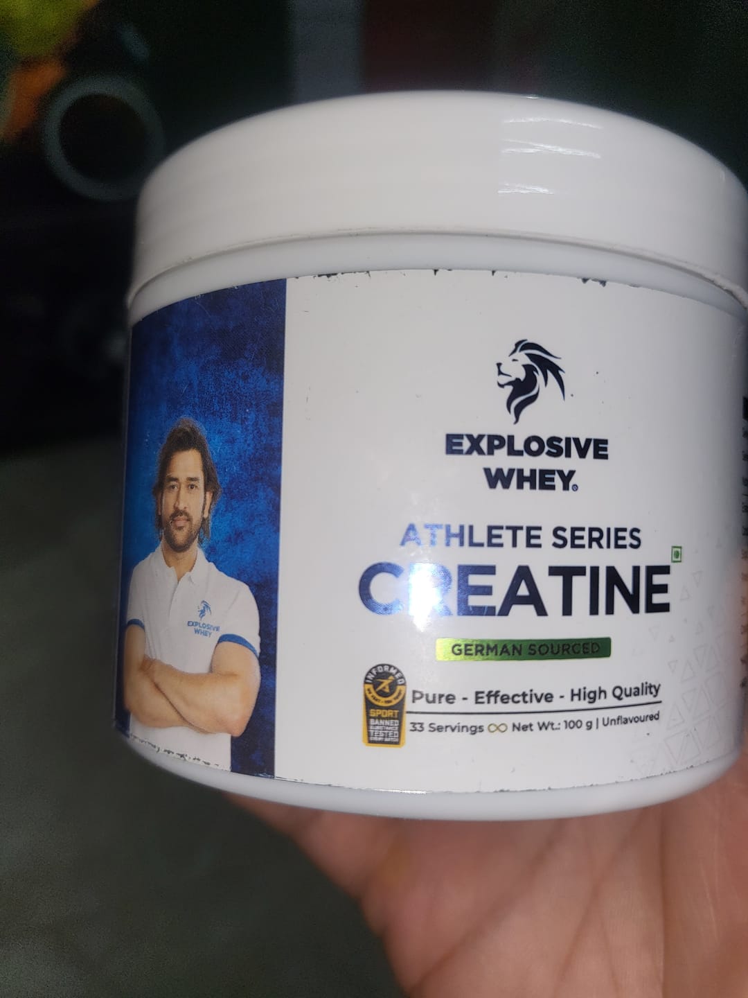 Customer photo review of Athlete Series Creatine