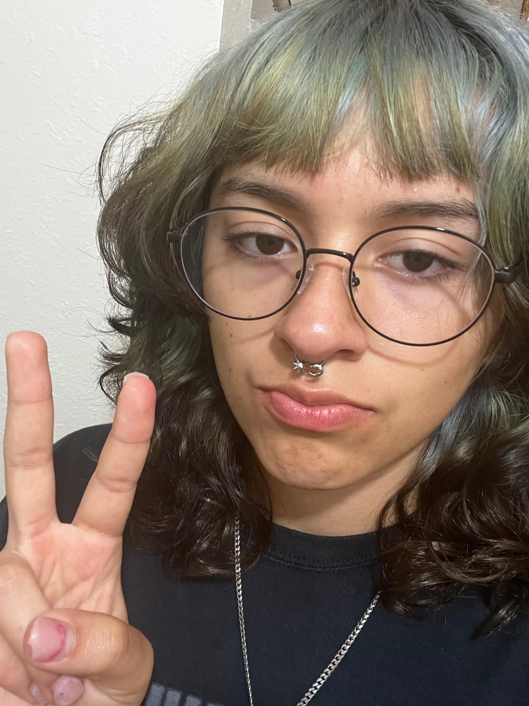 Customer photo review of SUNNY & LUNA REAL SEPTUM