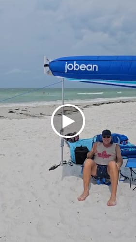 Customer video review of ShadeSock - Wind-Inflating, Silent Beach Shade